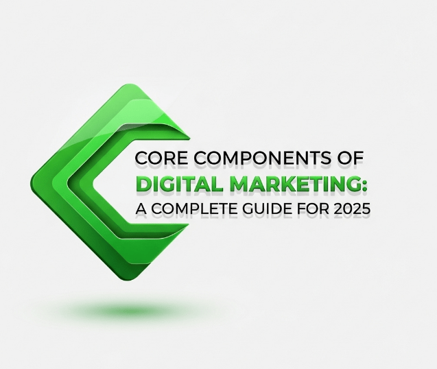 this is logo of Core Components of Digital Marketing: A Complete Guide for 2025