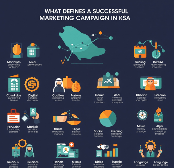 A successful marketing campaign in KSA can be defined by several key factors that align with the unique cultural, economic, and social landscape of the region. Here are some defining elements: