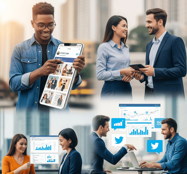 Social media in marketing involves utilizing social media platforms to advertise and promote products, services, and brands.