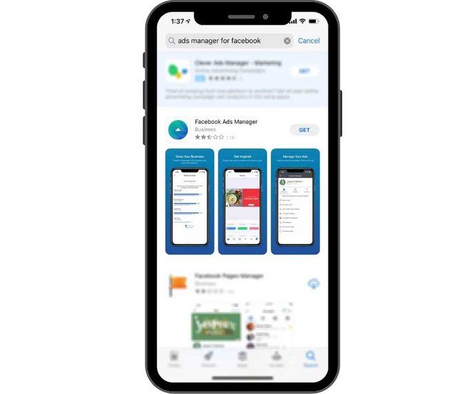 How do I use ads manager app?